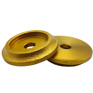 Bullnose 100mm Ceramic Tile Diamond Profiling Wheel Angle Grinding Wheels Metal Bonding Agent use Grinding Machines OEM