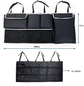 Empresa más vendida, accesorios para coche, bolsa de almacenamiento multifuncional de cuero Pu para coche, organizador de asiento trasero para coche - Product Image 1