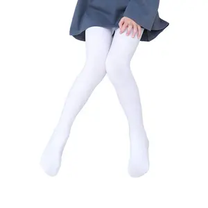 女童尼龙白色舞蹈裤袜儿童连裤袜芭蕾舞裤袜