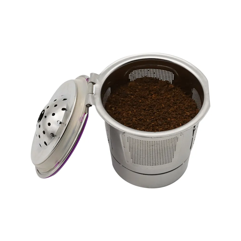 Capsule riutilizzabili capsule per caffè in acciaio inossidabile con filtro per caffè