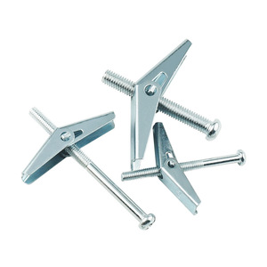 24 Stuks 48 Stuks 32 Stuks Verzinkt Koolstofstaal Combinatie Box Set Lente Toggle Ankers Met M4 Draadkop Verwijderbaar Voor Gipsplaten - Product Image 2