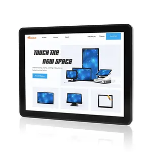 ติดตั้ง 15 นิ้วInteractiveแบนแผงTouchscreen Monitor