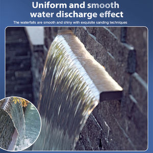 น้ำตกน้ำตกน้ำตกทำจากสเตนเลสสตีลสำหรับใช้ในบ่อน้ำในสวน - Product Image 3