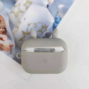 חמוד 3d קריקטורה שקיות אוזניות תפוח עץ תרמילים עבור במקרה סיליקון רך pro עבור airpods - Product Image 4