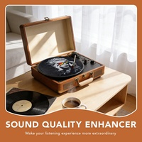 Tapis de lecture rond en feutre pour tourne-disque vinyle, vente en gros d'usine