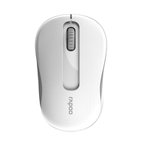 Souris d'ordinateur sans fil Rapoo M10 Plus OEM silencieuse 2,4 G ergonomique pour jeux, mignonne, 1000 DPI, mini souris sans fil pour PC portable