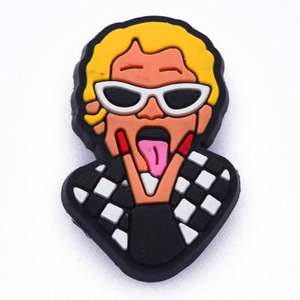 Charmes de sabot étoiles Hip-hop populaires Charmes de sabot Rappeur Charmes de sabot Rocker Livraison rapide GRUPO FIRME - Product Image 5