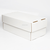 Boîte à chaussures à 2 rangées en carton