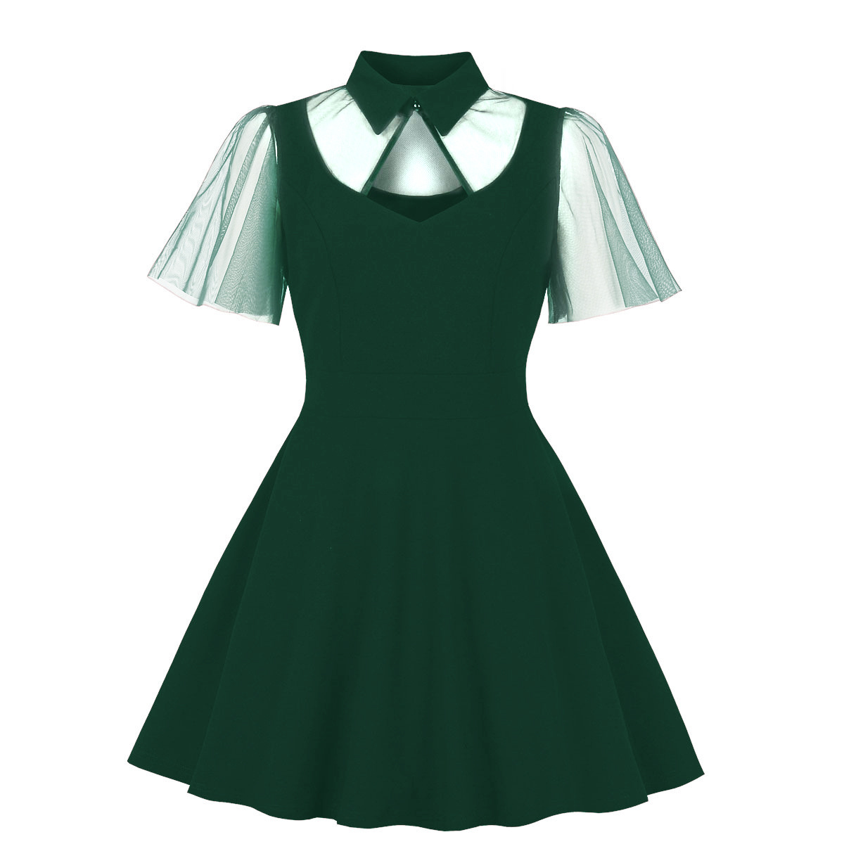 Shop Women Vintage Gothic Cape Black Dress 2024 Autumn