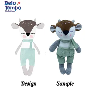 Großhandel Cute Plushie Maker Lieferant Herstellung Benutzer definierte Kinder Kinder Stofftier Plüsch Plüsch Baby Kuscheltier Spielzeug