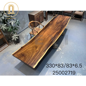 Solid Walnut Wood Slab Unique Natural Shape <strong>Live</strong> <strong>Edge</strong> Dining <strong>Table</strong> Top for School Outdoor Restaurant Living Room Hotel Use - Product Image 3