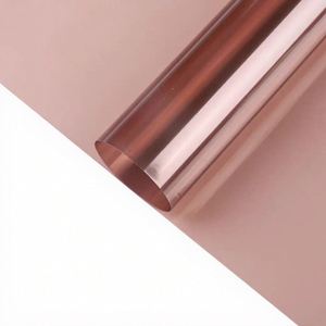 New Arrival Translucent 58x58cm OPP Jelly Film <b>Wrapping</b> <b>Paper</b> for Wedding Flower Bouquet & Floral Arrangement 20 Sheets/Pack - Product Image 3