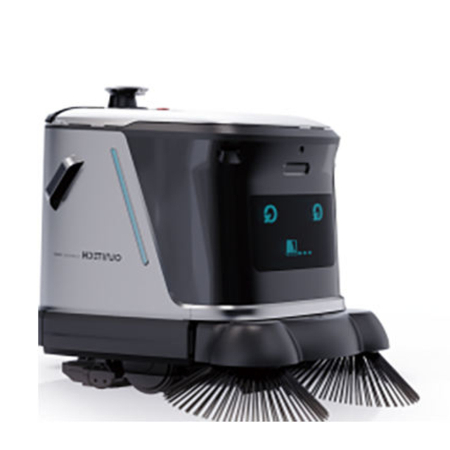 Autonomous Industrial Cleaning Robot with App Control Auto Charge 5000 Sq ft Scrubbing Machine Intelligent AI Warehouse Sweeper
