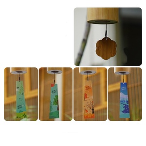 Eco-friendly Solid Bamboo Wind <b>Chime</b> Meditation Sound Healing Wind <b>Bell</b> Indoor Outdoor Garden Patio Hanging Crafts Decor - Product Image 6