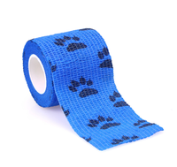 Bande de protection auto-adhésive élastique non tissée pour animaux de compagnie, accessoire de protection sportive pour pattes de chien, bandage extensible