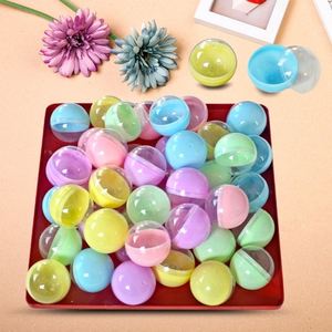45mm Macaron Color Twist Capsule Vending Toy Ball, Clear Empty Gashapon Sphere for Party Gift, Candy Packaging, OEM From China - Product Image 1