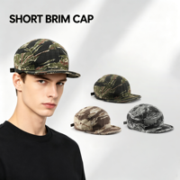 Casquette de camping rétro à 5 panneaux en coton Ripstop à rayures tigrées camouflage pour le camping, la randonnée et les tenues décontractées