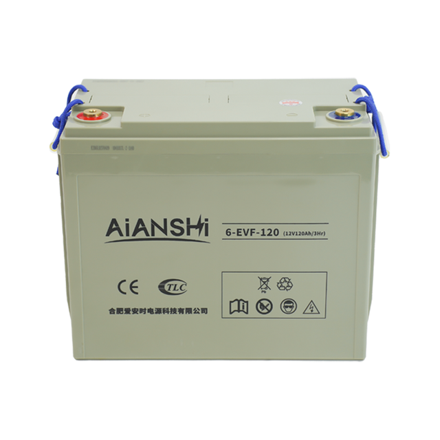 12V 120Ah Deep Cycle Gel Battery Maintenance Free Sealed Lead Acid Battery for Forklift Golf Cart Scrubber Industrial Vehicle