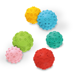 Jouet Montessori, jouet sensoriel doux pour bébé, jouet à mâcher, jouet à presser, animaux, <span class=keywords><strong>balles</strong></span> texturées pour masser - Product Image 1