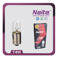 NAITE Vente en gros d'ampoules halogènes personnalisées T4W 12V 4W BA9s pour accessoires automobiles