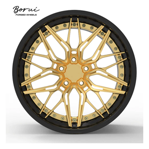 बोरुई जाली व्हील उच्च प्रदर्शन रेसिंग कार व्हील रिम <span class=keywords><strong>2</strong></span> टुकड़े जाली एल्यूमीनियम मिश्र धातु नई स्थिति pcd 100 मिमी एट 20 मिमी" - Product Image 4