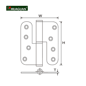 Meubles Sur Mesure 304 En acier inoxydable Liff Hors H L forme Charnière de porte - Product Image 2