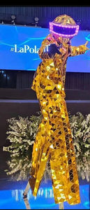 Disfraces de Zancos de Espejo Personalizados, Talla Única, Ropa de Actuación de <span class=keywords><strong>Flamenco</strong></span> con Cabezas de Animales del Zodiaco para Espectáculos Escénicos y Desfiles - Product Image 3