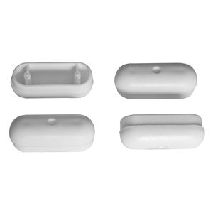 Amortisseur de siège de toilette personnalisé en relief à clipser 48x18mm, absorption douce sous blister - Product Image 1