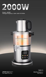 Macchina per il Tè Cinese 220v, Bollitore Elettrico 5L, Preparatore di Tè Automatico Intelligente con Doppio Bollitore a Un Solo Tocco - Product Image 2
