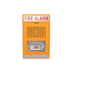 Système d'alarme d'urgence avec point d'appel à briser le verre et avertisseur sonore jaune rouge blanc pour contrôle d'accès - Product Image 3