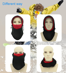 Nouvelle mode, balaclava d'hiver, couvre-visage thermique pour enfants et femmes, masque de ski, capuche en polaire, écharpe, bonnet, usage quotidien, temps froid, polyester - Product Image 4