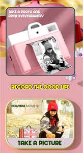 Cámara de Impresión Instantánea Q8 para Niños, Cámaras Digitales Instantáneas e Impresora de Fotos, Regalos de Navidad y Cumpleaños, Cámara para Niños con Impresión Instantánea - Product Image 5