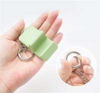 Porte-clés mousqueton rotatif à 360 degrés en silicone flexible, support de téléphone portable pour bureau avec conception antivol