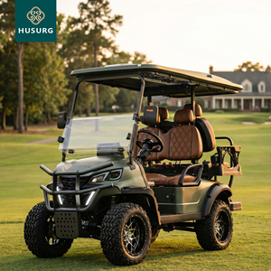 Voiture de golf puissante à couple élevé 2 places 48V certifiée CE, véhicule utilitaire tout-terrain performant pour la route, cruiser de quartier certifié CE - Product Image 1