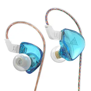 Hot Selling QKZ AK8 Sport Running Music HiFi 3.5mm Wired Headphones With Heavy Bass Earphone
