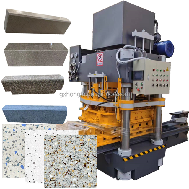 Professional Automatic Hydraulic Decorative Stone Making Machine China Artificial Stone Making Machine to Making Cement Tiles