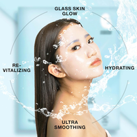 Masque facial en gel de biocellulose OEM à la noix de coco, aux probiotiques, au Cica et à l'acide hyaluronique, hydratant, éclaircissant, anti-âge et blanchissant