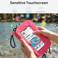 Sac banane étanche pour téléphone IPX7 avec fermeture éclair scellée, réglable, bandoulière, sac de taille 0,5L pour plage, natation, randonnée, activités de plein air