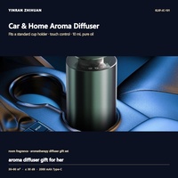 Mini diffuseur d'arômes pour chambre et véhicule, alimentation électrique, type brumeuse en métal, diffuseurs personnalisables OEM avec logo et marque privée pour la maison