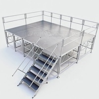 Plataforma de Escenario Portátil Móvil de 1.22*2.44m para Conciertos, Eventos y Bodas