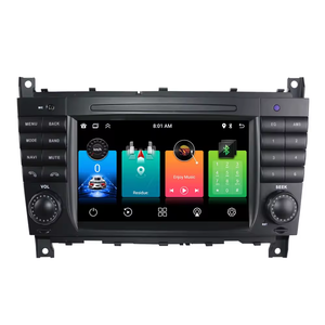 7 "IPS <span class=keywords><strong>Android</strong></span> 13.0 Car Stereo đài phát thanh GPS đa phương tiện cho Mercedes Benz C-Class w203 CLC CLK thoa + DSP Carplay 4 gam - Product Image 1