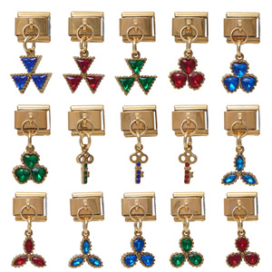 Fashion Pendants Charms Stainless Steel Key Shape Bezel Setting DIY Jewelry Set Unisex Yiwu Origin - Product Image 2