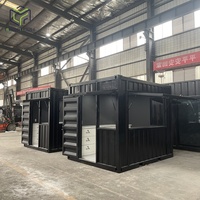 Mini conteneur mobile en acier de l'usine de la Chine 10ft Fast Food Coffee Bar Maisons Outdoor Modified Shipping Container Home for Shop