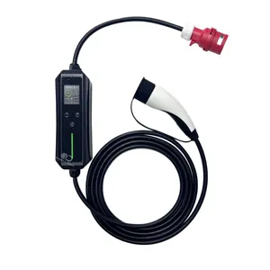 Byd Auto Ac Ev Elektrische Autolader Thuis Draagbare Wallbox Tesla Type 2 11kw 16a Snelle 450V Ac Met Timer 2.4Inch Scherm