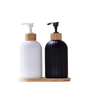 Set Dispenser di Sapone <span class=keywords><strong>Liquido</strong></span> <span class=keywords><strong>in</strong></span> <span class=keywords><strong>Vetro</strong></span> Ricaricabile 400ml, Dispenser per Sapone <span class=keywords><strong>Liquido</strong></span> per Mani Personalizzato con Pompa - Product Image 1