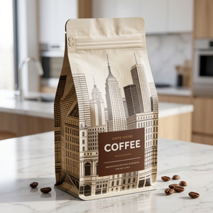 Bolsas Personalizadas para Granos de Café con Válvula, Grado Alimenticio, Resistentes a la Humedad, con Cierre Hermético, Fondo Plano, Tipo Stand-Up, OEM ODM - Product Image 3