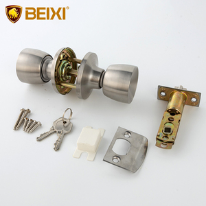 Sécurité de la vie privée à clé antivol porte cylindre serrure intérieur chambre chambre boutons de porte avec serrures - Product Image 1