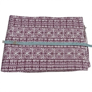 Hand block floral printed 100% cotton <b>fabric</b> <b>Medium</b> weight breathable woven Home textile cushion material - Product Image 1