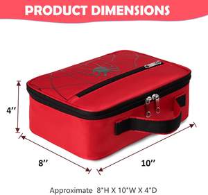กระเป๋านักเรียนโบลซาสโคแลร์สไปเดอร์สำหรับเด็กนักเรียนพร้อมกระเป๋าอาหารกลางวัน - Product Image 3