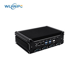 Mini Ordenador Industrial Wanlan <span class=keywords><strong>i5</strong></span> 8265U de Cuatro Núcleos, DDR4, 2LAN, 6COM, 10USB, Sin Ventilador, Compatible con WIFI/4G LTE, con 1 Soporte VESA - Product Image 3